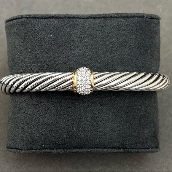 New David Yurman Cable Station Bracelet-size Small - Picture 5 of 15
